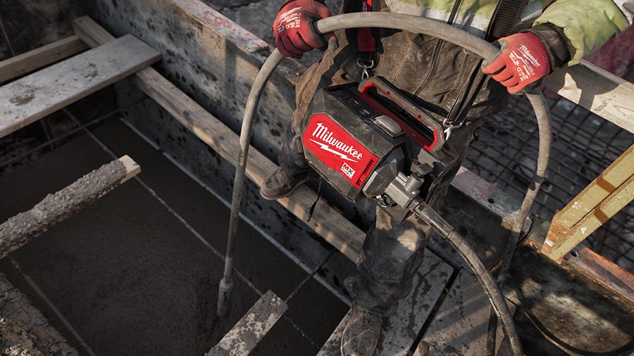 aiguille vibrante à béton sans fil MXF CVBC Milwaukee aiguille vibrante à béton sans fil MXF CVBC Milwaukee